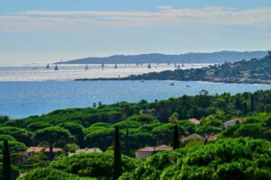 Boten op zee Sainte-Maxime